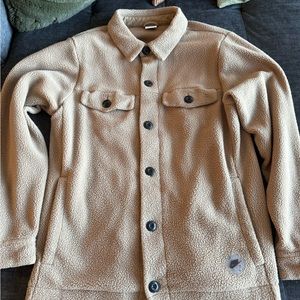 Nike Sherpa Fleece Button Up Jacket